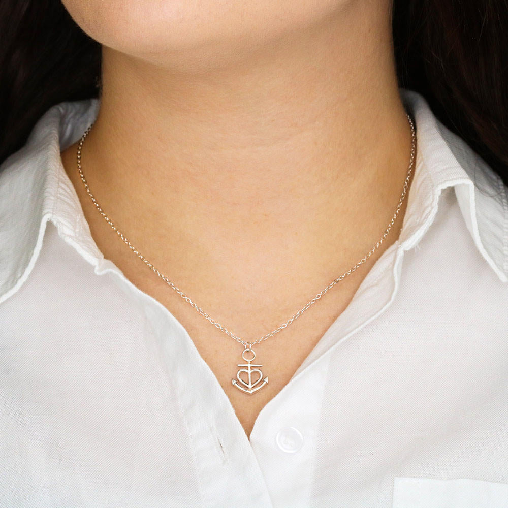 Friendship Anchor Necklace 61-Remembrance-GuardianAngel