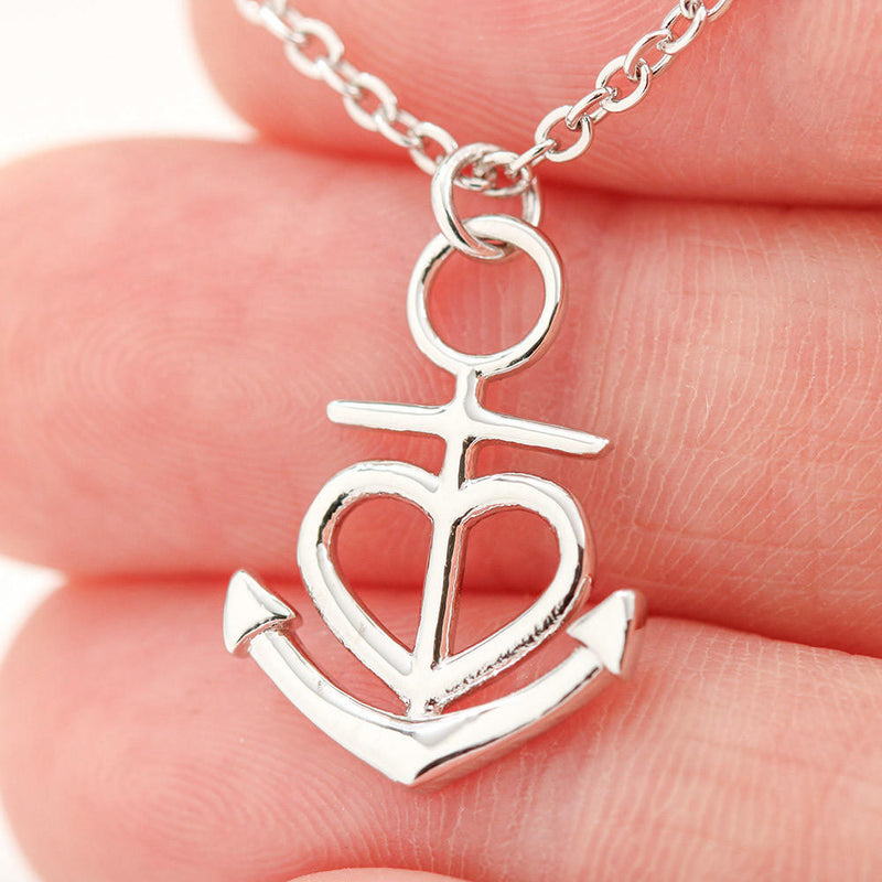 Friendship Anchor Necklace 40-Mom-2-Daughter-Always