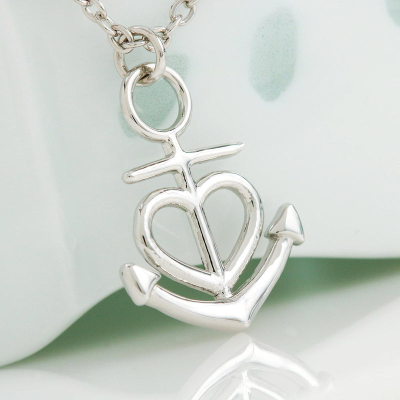 Friendship Anchor Necklace 40-Mom-2-Daughter-Always