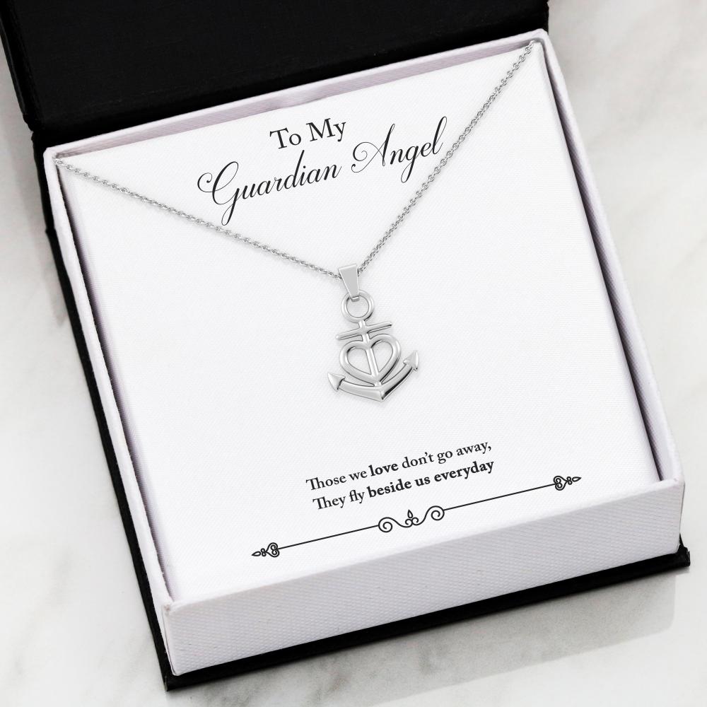 Friendship Anchor Necklace 61-Remembrance-GuardianAngel
