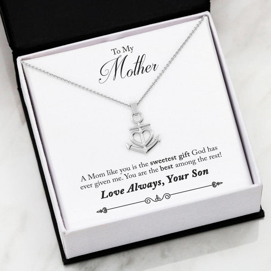 Friendship Anchor Necklace 50-Son-2-Mom-Best