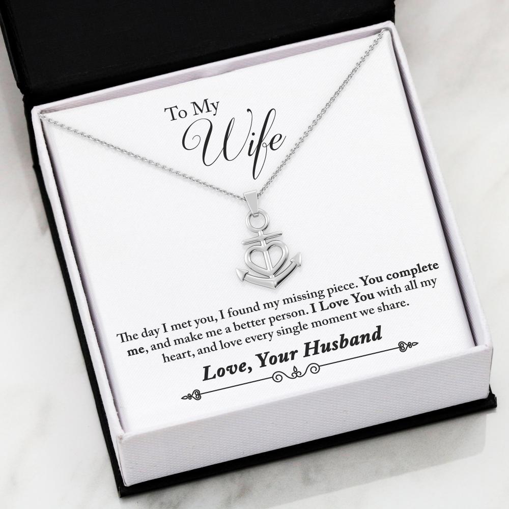 Friendship Anchor Necklace 06-Husband-2-Wife-Complete