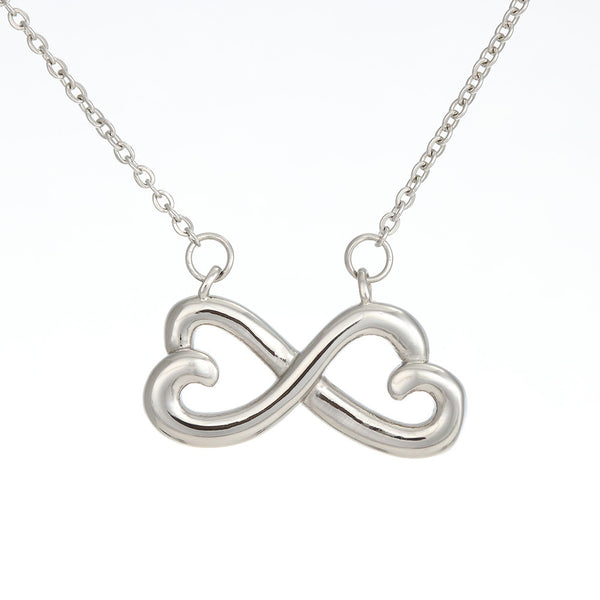 Infinity Heart Necklace 41-Mom-2-Daughter-Forever