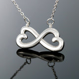 Infinity Heart Necklace 40-Mom-2-Daughter-Always