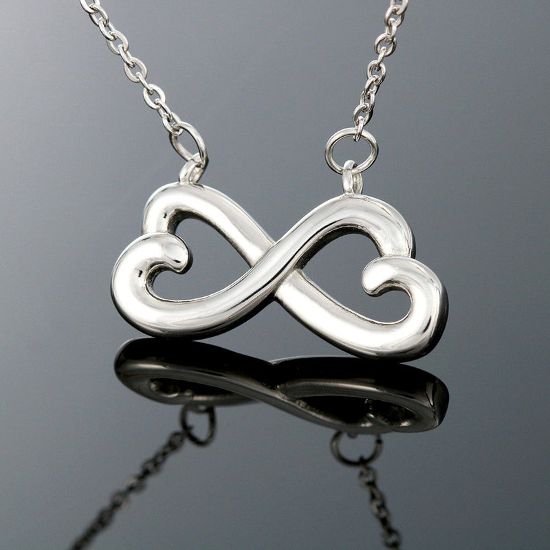 Infinity Heart Necklace 40-Mom-2-Daughter-Always
