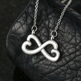 Infinity Heart Necklace 41-Mom-2-Daughter-Forever