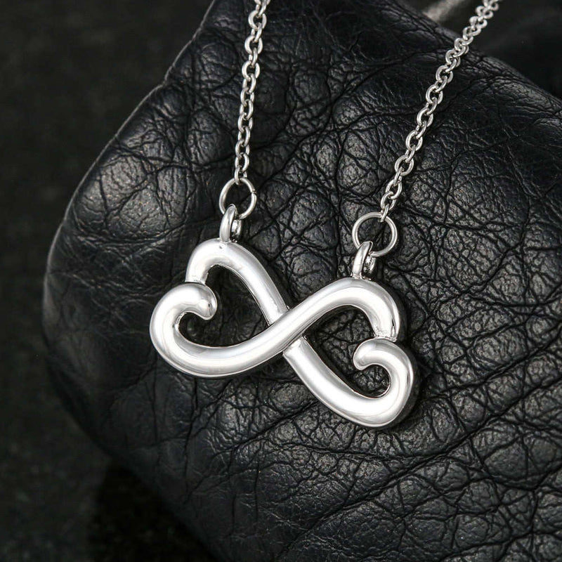 Infinity Heart Necklace 41-Mom-2-Daughter-Forever