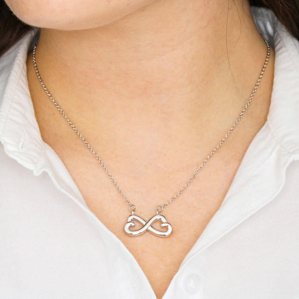 Infinity Heart Necklace 40-Mom-2-Daughter-Always