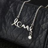 Scripted Love Necklace 41-Mom-2-Daughter-Forever