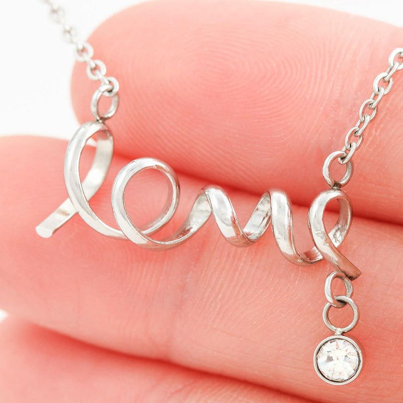 Scripted Love Necklace 41-Mom-2-Daughter-Forever
