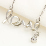 Scripted Love Necklace 41-Mom-2-Daughter-Forever