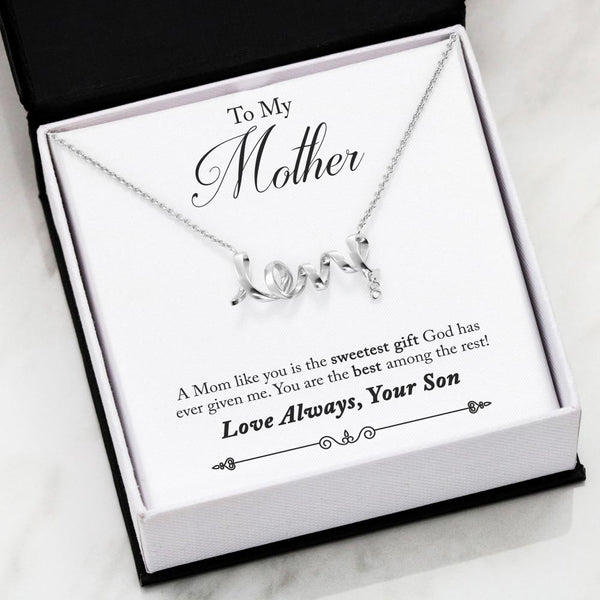 Scripted Love Necklace 50-Son-2-Mom-Best
