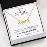 Scripted Love Necklace 50-Son-2-Mom-Best