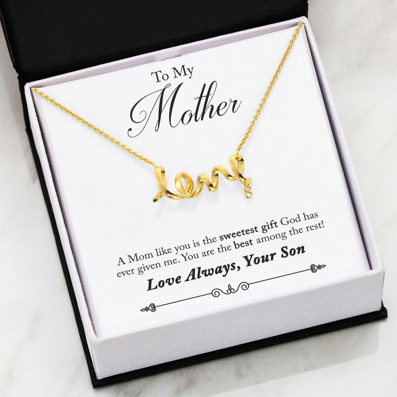 Scripted Love Necklace 50-Son-2-Mom-Best