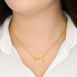 Scripted Love Necklace 41-Mom-2-Daughter-Forever