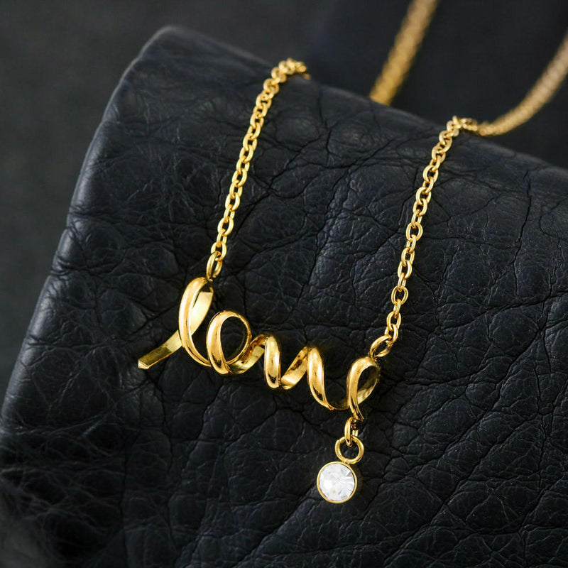 Scripted Love Necklace 41-Mom-2-Daughter-Forever