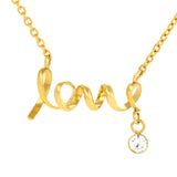 Scripted Love Necklace 41-Mom-2-Daughter-Forever