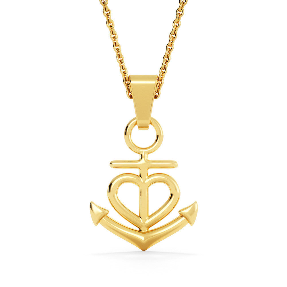 Friendship Anchor Necklace 03-Husband-2-Wife-Everything