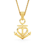 Friendship Anchor Necklace 40-Mom-2-Daughter-Always