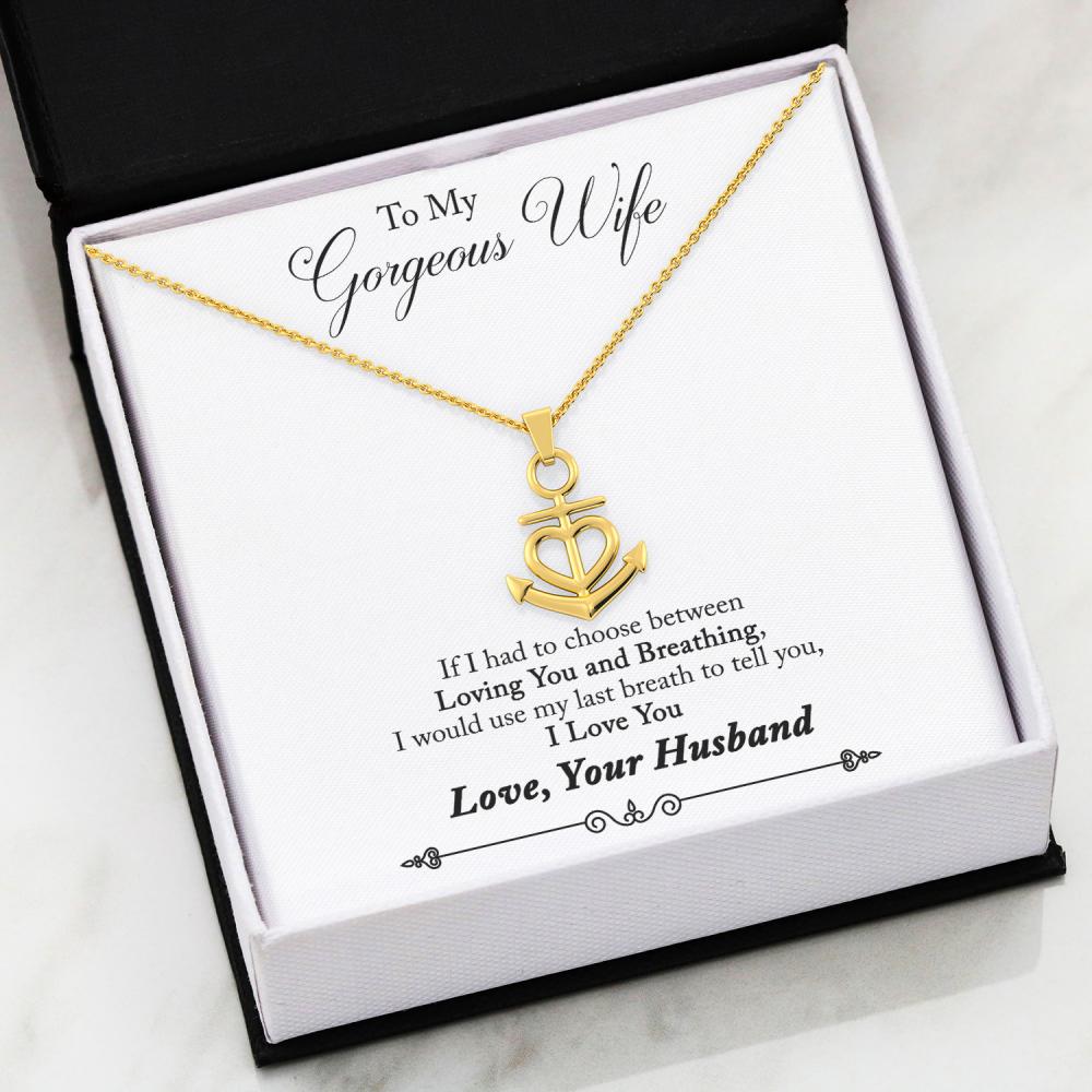 Friendship Anchor Necklace 01-Husband-2-Wife-Last-Breath