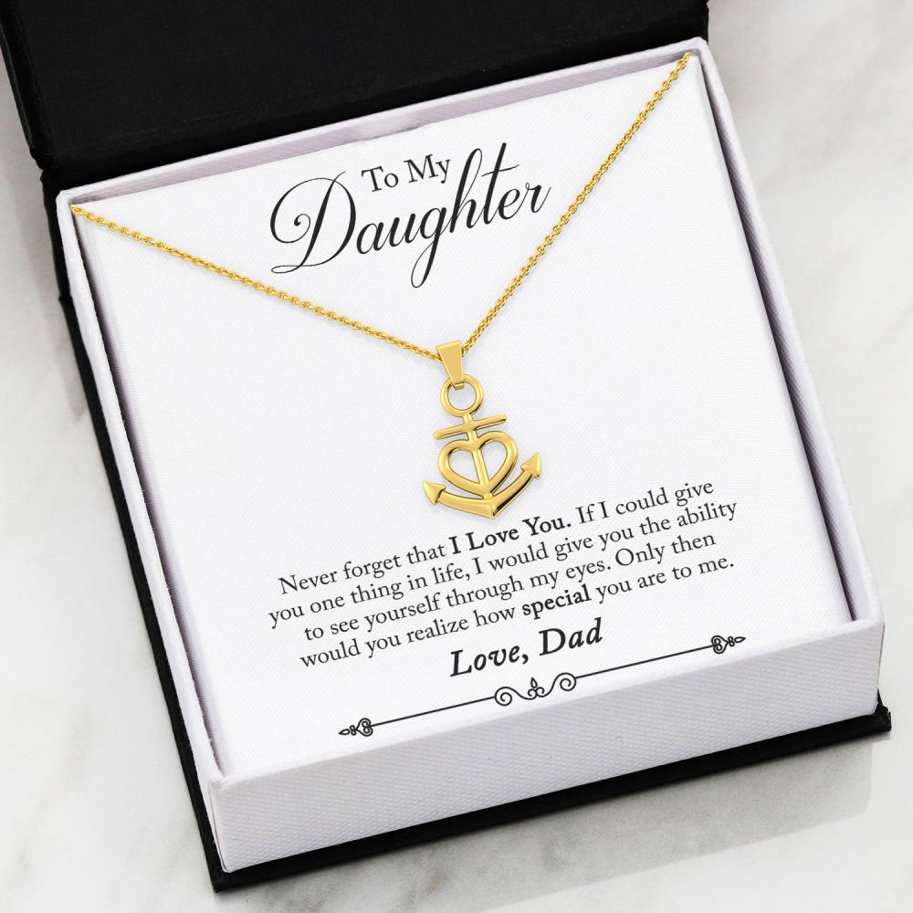 Friendship Anchor Necklace 31-Dad-2-Daughter-Never
