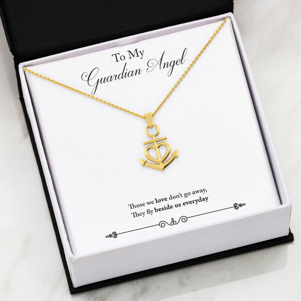 Friendship Anchor Necklace 61-Remembrance-GuardianAngel
