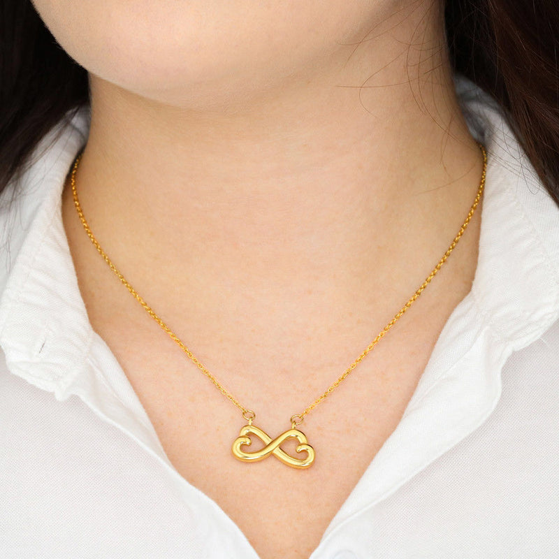 Infinity Heart Necklace 40-Mom-2-Daughter-Always