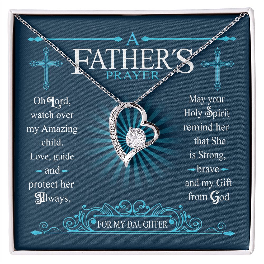 Gifts Necklace A Father's Prayer For My Daughter Faith Hope Love Christian Cross Jewelry Gift Forever Love Pendant Necklace Wedding Day, Gift For Daughter Gifts Birthday, on Christmas Gold Luxury nec ASIN: B08VSBPZKV SKU: Necklacexinvaicadai28-1_744
