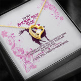 Gifts Necklace to My Smokin' Hot Doe Tail to My Future Wife My Fiance My Girlfriend Deer Forever Love Pendant Necklace Wedding Day, Gift for Daughter Gifts Birthday, on Christmas Gold Luxury Necklace ASIN: B08VSD1RZW