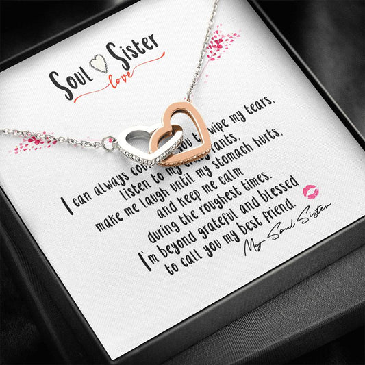Light Life Soul Sister Necklace, Unbiological Sister Necklace, Best Friend Necklace, Necklace for BFF, Tribe Necklace for Women, BFF Necklace Gifts Birthday, on Christmas Luxury Necklace ASIN: B08KNL9P9L