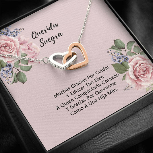 Gifts To Keep Regalo para La Suegra, Collar De Corazones, Joya Con Mensaje En Tarjeta, Regalo para La Madre Del Novio Necklace for Women Wedding Xmas/ ASIN: B08G8CVJ9Q