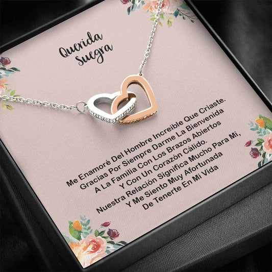 Gifts To Keep Regalo para La Suegra, Collar De Corazones, Joya Con Mensaje En Tarjeta, Regalo para La Madre Del Novio Necklace for Women Wedding Xmas/Brithday, On Christmas ASIN: B08G86GR7P