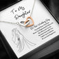 Bride Necklace Gift from Mom, Wedding Gift, Gift on Wedding Day, Bride Gifts, Mom to Bride Jewelry Necklace for Women Wedding Xmas/Brithday, On Christmas