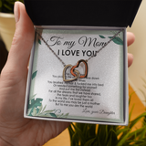 To my Mom necklace for women christmas gifts for mom mothers birthday gifts mother birthday gifts from daughter matching mother daughter jewelry mom jewelry mother daughter neckalce on Mother's Day