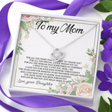 Meaningful Gifts for mom from Daughter Lucky Knot Crystal Women Necklace Mother's Day Gift Four Leaves Pendant Necklaces Mom Birthday Jewelry with Standard Box gifts (x1) 29.95 WB-TopMomnecklce_2
