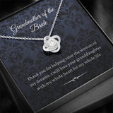 Necklace gifts Love Knot, From Groom To Grandmother Of The Bride Gift To Grandma Wedding Gift For Grandma Of The Bride Grandmother Wedding Gift include Standard Box Gifts Birthday, on Christmas Silver ASIN: B08XHQDQHD
