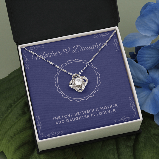 Meaningfull Personalized Custom Love Knot Necklace Jewelry For Birthday Graduation Valentines Unique Gift For Daughter Personal Message Card From Mom include Standard Box Wedding Day, Gift For Daughte ASIN: B08XVNZ9Y2