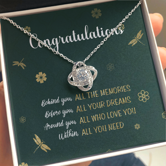 Christian Graduation Gifts for Girls, Personalized Sterling Silver Initial Necklace with Birthstone and Cross, Behind You All Your Memories Custom Nghề nghiệp