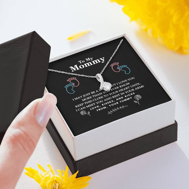 HOp go vong top nha New Mommy Necklace, Baby Bump Gift, New Mom Gift Jewelry, First Time Mom Pregnancy Gift, First Time Mom Gift from Other, New Mommy Gift Idea Gifts Christmas, on Birthday Luxury Necklace