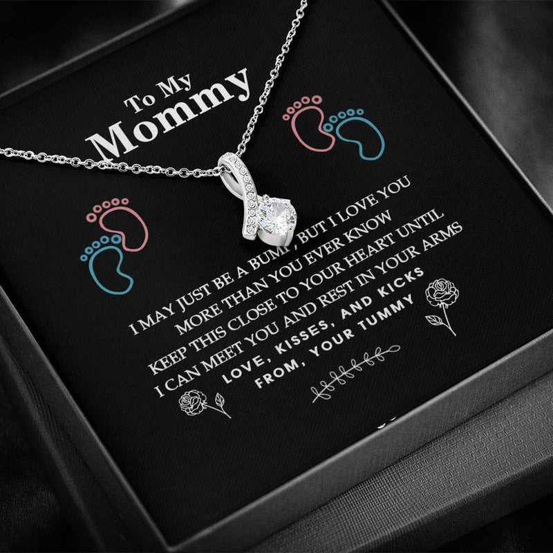 HOp go vong top nha New Mommy Necklace, Baby Bump Gift, New Mom Gift Jewelry, First Time Mom Pregnancy Gift, First Time Mom Gift from Other, New Mommy Gift Idea Gifts Christmas, on Birthday Luxury Necklace