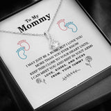 First Time Mom Pregnancy Gift, Necklace with Message Card, Baby Bump Gifts, Gift for New Mom, New Mom Gift Jewelry, New Mommy Gift Idea Gifts Christmas, on Birthday Luxury Necklace