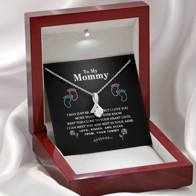 HOp go vong top nha New Mommy Necklace, Baby Bump Gift, New Mom Gift Jewelry, First Time Mom Pregnancy Gift, First Time Mom Gift from Other, New Mommy Gift Idea Gifts Christmas, on Birthday Luxury Necklace