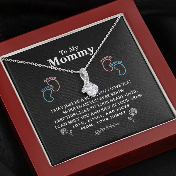 HOp go vong top nha New Mommy Necklace, Baby Bump Gift, New Mom Gift Jewelry, First Time Mom Pregnancy Gift, First Time Mom Gift from Other, New Mommy Gift Idea Gifts Christmas, on Birthday Luxury Necklace