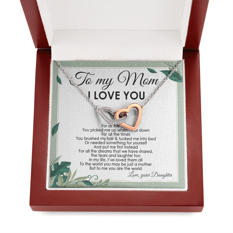 To my Mom necklace for women christmas gifts for mom mothers birthday gifts mother birthday gifts from daughter matching mother daughter jewelry mom jewelry mother daughter neckalce on Mother's Day