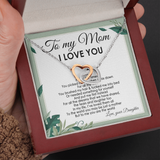 To my Mom necklace for women christmas gifts for mom mothers birthday gifts mother birthday gifts from daughter matching mother daughter jewelry mom jewelry mother daughter neckalce on Mother's Day
