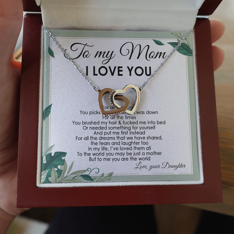 To my Mom necklace for women christmas gifts for mom mothers birthday gifts mother birthday gifts from daughter matching mother daughter jewelry mom jewelry mother daughter neckalce on Mother's Day