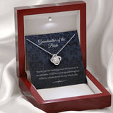 Necklace gifts Love Knot, From Groom To Grandmother Of The Bride Gift To Grandma Wedding Gift For Grandma Of The Bride Grandmother Wedding Gift include Standard Box Gifts Birthday, on Christmas Silver ASIN: B08XHQDQHD