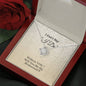 Necklace Gifts Love Knot Pendant Necklace, to My Bridesmaid, I Can't Say I Do Without You, Bridesmaid Proposal Include Standard Box Gifts Birthday, on Christmas Silver Luxury Necklace