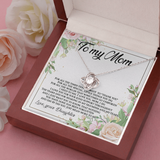 Meaningful Gifts for mom from Daughter Lucky Knot Crystal Women Necklace Mother's Day Gift Four Leaves Pendant Necklaces Mom Birthday Jewelry with Standard Box gifts (x1) 29.95 WB-TopMomnecklce_2