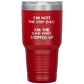 Dad 30oz Tumbler, I'm Not The Step-dad I'm The Dad Who Stepped Up, Black Insulated Cup Gifts For Father From Daughter Son ASIN: B08H1MHBSH